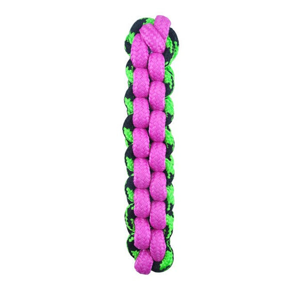 Boss Pet Park Blvd Paracord Rope Fetch Stick Pink