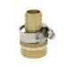 Aqua Plumb Coupling Garden Hose Repair Solid Brass 5/8 Male