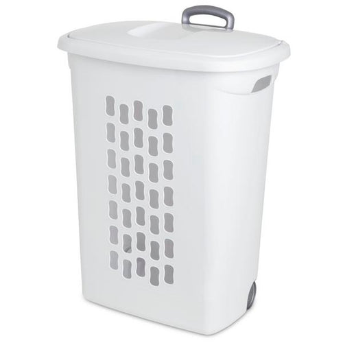 Sterilite Ultra™ Wheeled Hamper White