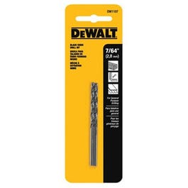 7/64-In. Black Oxide Drill Bits, 2-Pk.