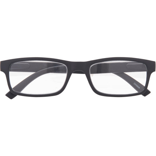 Hillman Magnifeye Retro Glasses Black +2.5