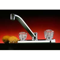 LDR Industries Double Handle Kitchen Faucet With Handle