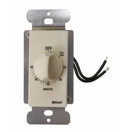 In-Wall 60-Minute Switch Outlet/Appliance Timer, Almond