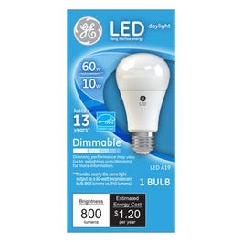 LED Light Bulb, Daylight, 800 Lumens, 10-Watts