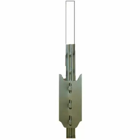 W. Silver Secure-T-Fence-Post 60 x 2 x 2 in.