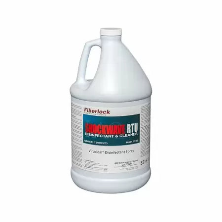 Fiberlock Shockwave RTU Disinfectant and Cleaner 1 Gallon