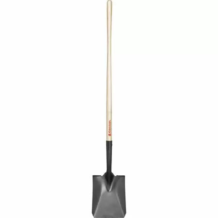 Corona SS27000 16 gauge Tempered Steel Square Shovel With 48 Wood Handle