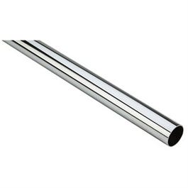 Closet Rod, Heavy-Duty, Chrome, 8-Ft.