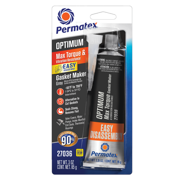 Permatex® Optimum Easy-Disassembly Grey Rtv Silicone Gasket Maker