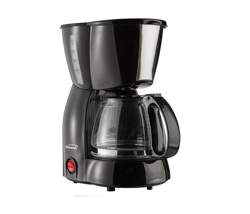 Brentwood TS-213BK 4 Cup Coffee Maker, Black