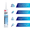 3M Marine Adhesive Sealant 5200 White 295 mL 1 Cartridge Watertight Bonging