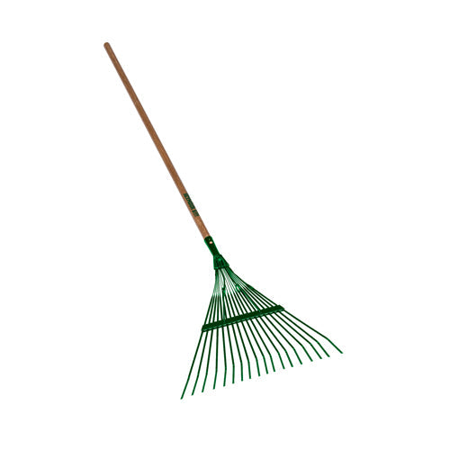 Seymour Leaf Rake, 18 Tine 18 Steel Head, 48 Hardwood Handle