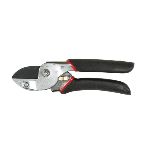 Seymour Midwest Anvil Hand Pruner, Textured Vinyl Grips, Enclosed Spring