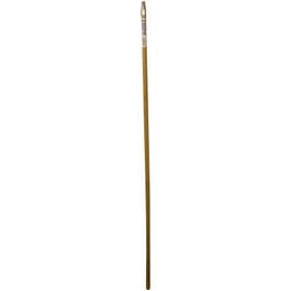 Broom Handle With Metal Ferrule, Hardwood, 60-In.