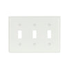 Cooper Wiring Devices Standard Switch Plate - 3-Gang - White