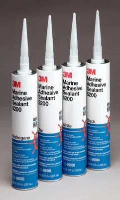 3M Marine Adhesive Sealant 5200 White 295 mL 1 Cartridge Watertight Bonging