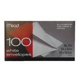 #6 Envelopes, White, 100-Ct.