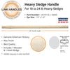 Seymour Midwest 36 Heavy Sledge Handle, For 18 To 24 Lb Sledges, 1-1/2 X 1-1/4 Eye