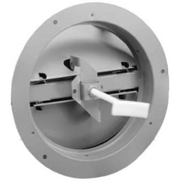 6-Inch Brown Round Ceiling Damper