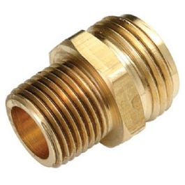 Garden Hose Adapter, Lead-Free Brass, 3/4 MGH x 1/2-In. MIP