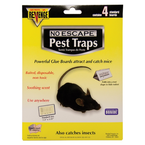 REVENGE GLUE TRAPS FOR MICE 4 PACK