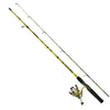 H.T. Enterprises Fish Hunter Combo 6' 2pc M w/4BB Reel