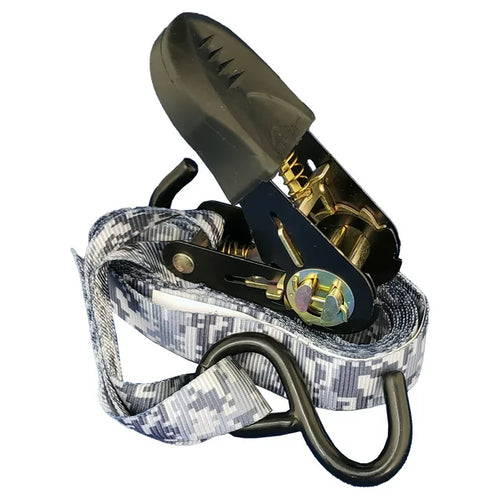 Everest Kuma 1 x 10' Camo 400 lbs Working Load Limit with S-Hooks Ratchet Tie Down