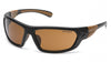 Pyramex Carhartt Carbondale Sandstone Bronze Polarized Lens with Black Frame