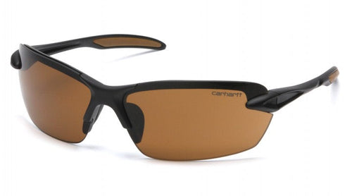 Pyramex Sandstone Spokane Bronze Polarized Lens with Black Frame