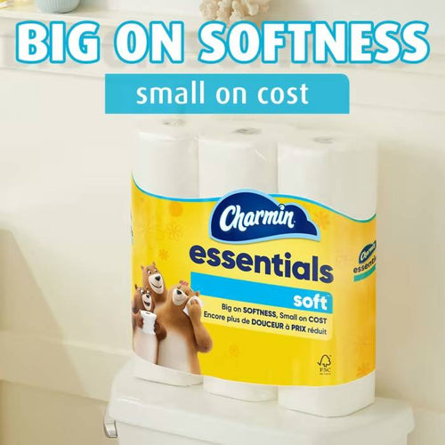 Charmin Essentials Soft Toilet Paper, 12 Mega Roll