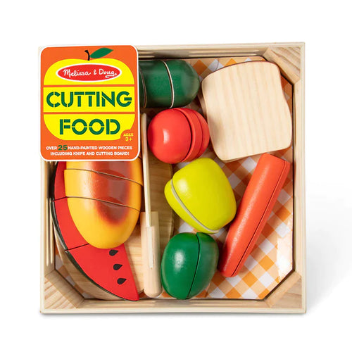 Melissa & Doug Cutting Food - Wooden Play Food