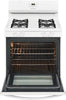 Frigidaire 30 Freestanding Gas Range with 4 Sealed Burners 5 cu. ft. Oven White