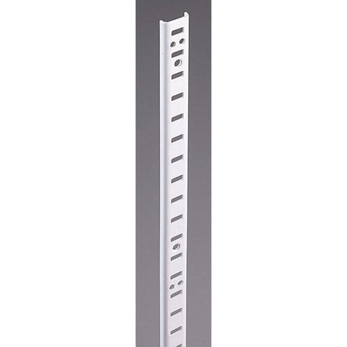 Knape & Vogt 255 Series 36 In. Zinc-Plated Steel Mortise-Mount Pilaster Shelf Standard