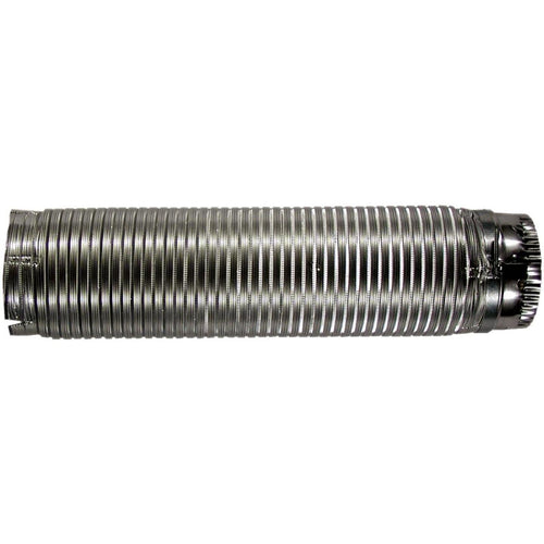 Builders Best E-Z-Fasten 4 In. x 5 Ft. Aluminum Semi-Rigid Dryer Duct