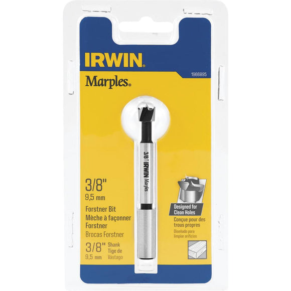 Irwin Marples 3/8 In. x 3-1/2 In. Reduced Forstner Drill Bit