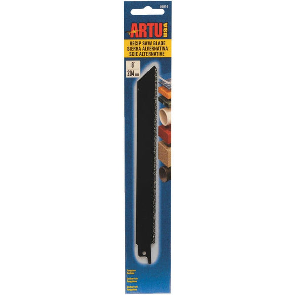 ARTU 8 In. Carbide Grit Reciprocating Saw Blade