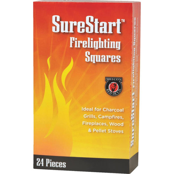 Meeco's Red Devil SureStart Fire Starter Squares (24-Pack)