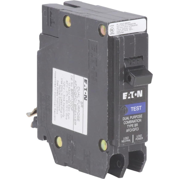 Eaton BR 20A Single-Pole AFCI/GFCI Circuit Breaker