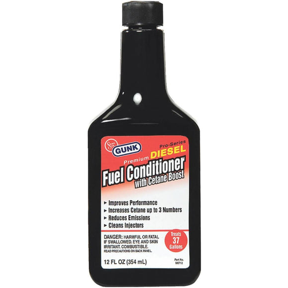 Gunk 12 Oz. Diesel Additive Fuel Conditioner with Cetane Boost