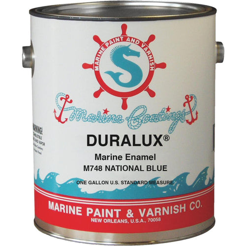 DURALUX Gloss Marine Enamel, National Blue, 1 Gal.