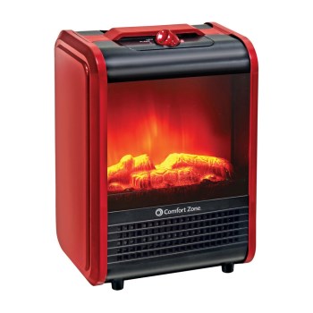 World & Main/Cranbury CZFP1 Comfort Zone Ceramic Mini Fireplace ~ 600/1200 Watts