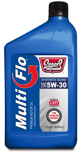 Smittys Supply Super S Multi-Flo Synthetic Blend SAE 5W-30 SP/ GF-6A Motor Oil 1 Quart