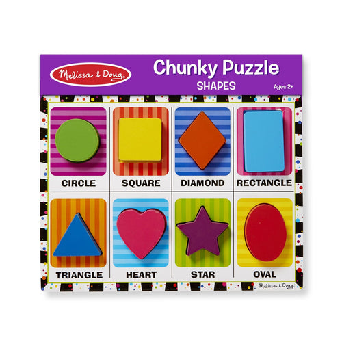 Melissa & Doug Chunky Puzzle – Shapes