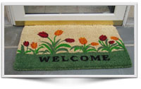 Kempf Welcome Natural Coco Coir Doormat, 16 in. x 27 in.