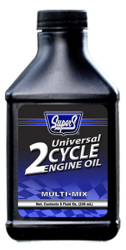 Smittys Supply Super S® Universal Air-Cooled Blue 2-Cycle Mixing Oil 8 oz.