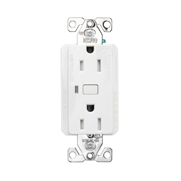 Cooper Wiring Devices 60 Hz Wi-Fi Smart Duplex Receptacle White