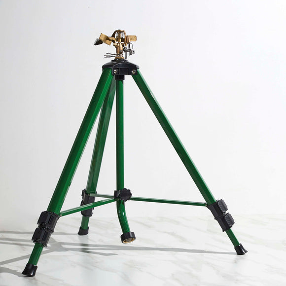 Orbit Brass Impact Sprinkler on Tripod Base