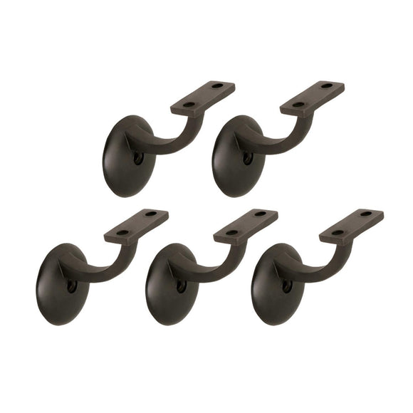 Design House Jumbo Zinc Handrail Bracket in Oil-Rubbed Bronze, 5-Pack