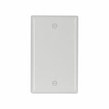 Eaton Cooper Wiring Blank Wallplate, White