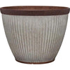 WESTLAKE ROUND PLANTER (10 INCH, GALVANIZED)